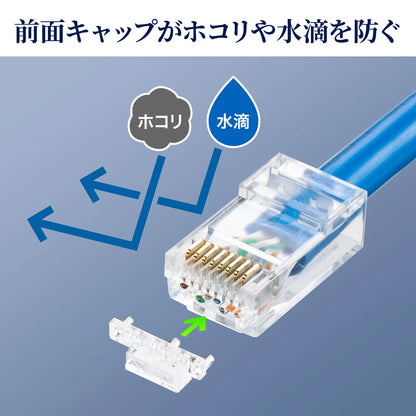 Category 6A RJ-45 connector (for solid wire) ADT-6ARJ-100