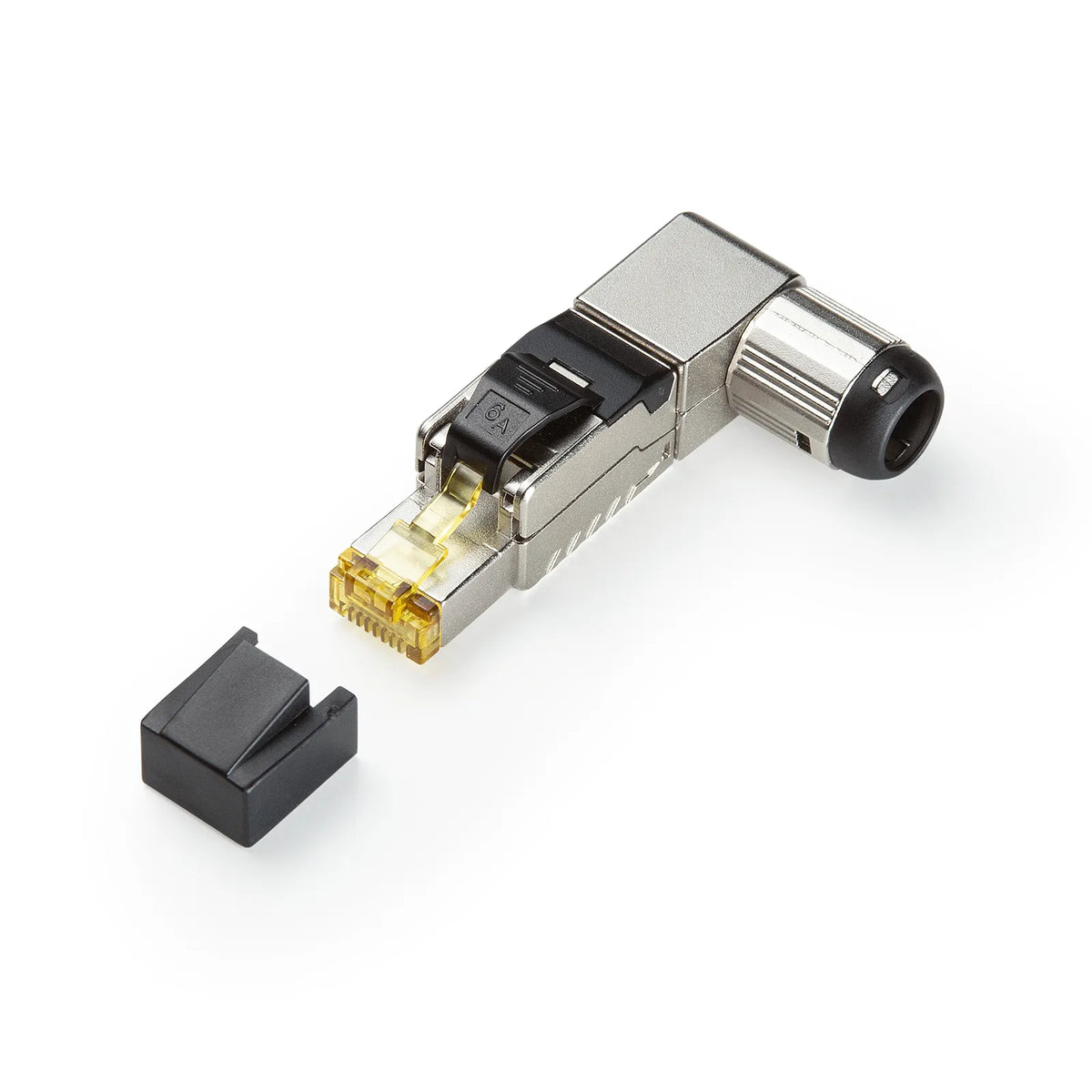 自作用RJ-45コネクタ（カテゴリ6A・STP・かしめ工具不要） ADT-6ARJFSL