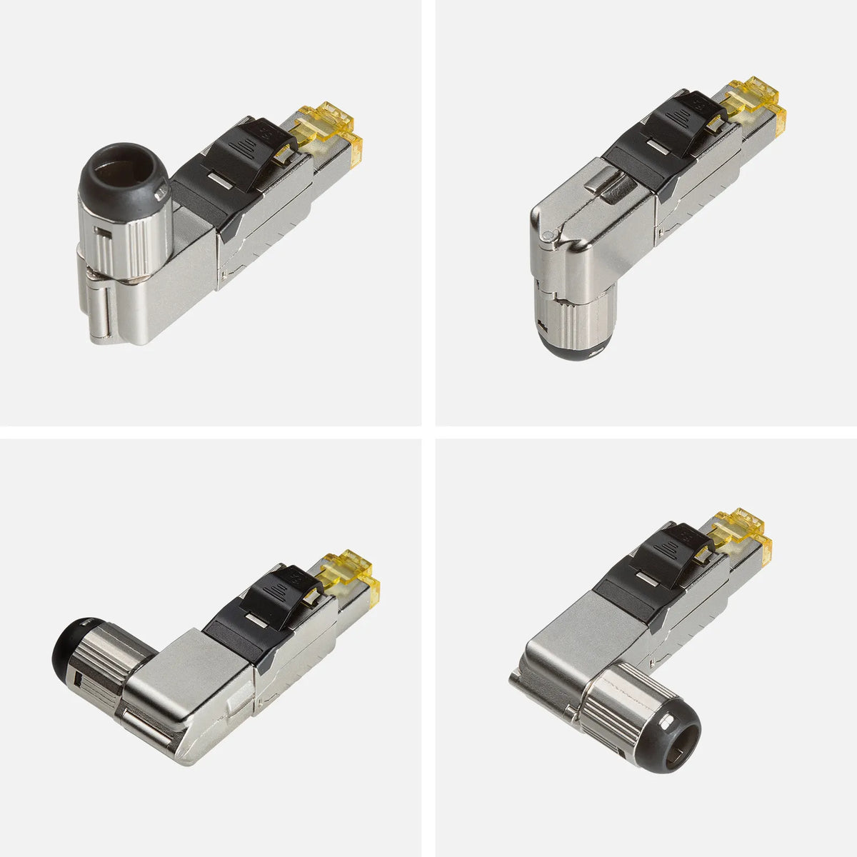 自作用RJ-45コネクタ（カテゴリ6A・STP・かしめ工具不要） ADT-6ARJFSL