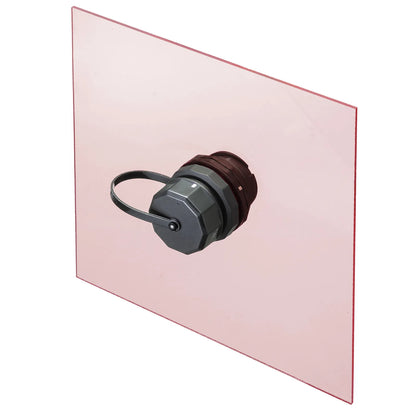 Panel-mount compatible RJ-45 relay adapter (Category 6A, STP, waterproof and dustproof) ADT-EX-6ASTPWPC