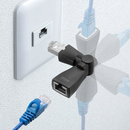 RJ-45 回転式アダプタ（Cat6A・STP） ADT-RJ6A-3D