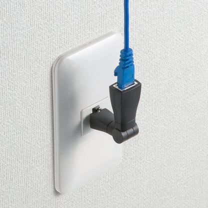 RJ-45 回転式アダプタ（Cat6A・STP） ADT-RJ6A-3D