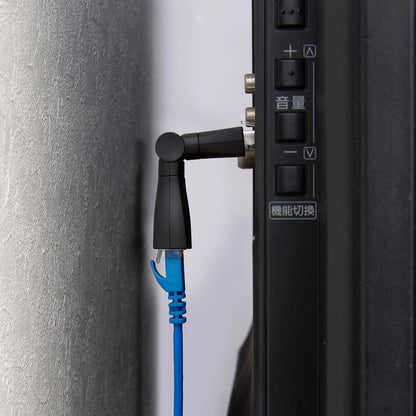 RJ-45 回転式アダプタ（Cat6A・STP） ADT-RJ6A-3D