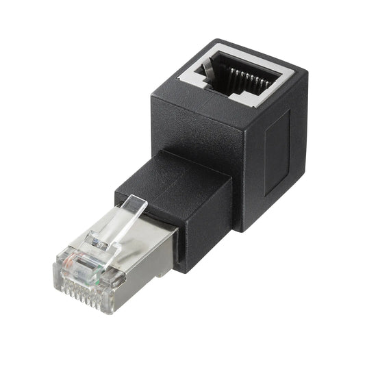 RJ-45L type conversion adapter (top-mounted, Category 6A STP) ADT-RJ6A-LU