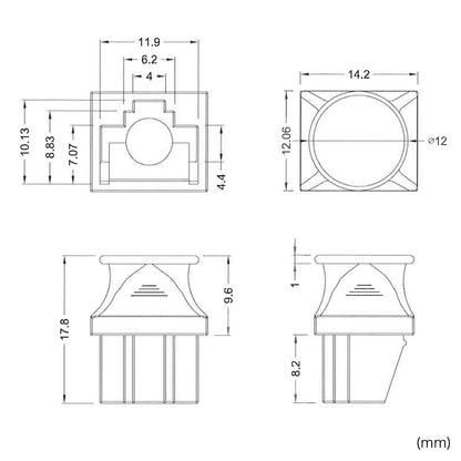 RJ-45ダストカバー ADT-RJDST2