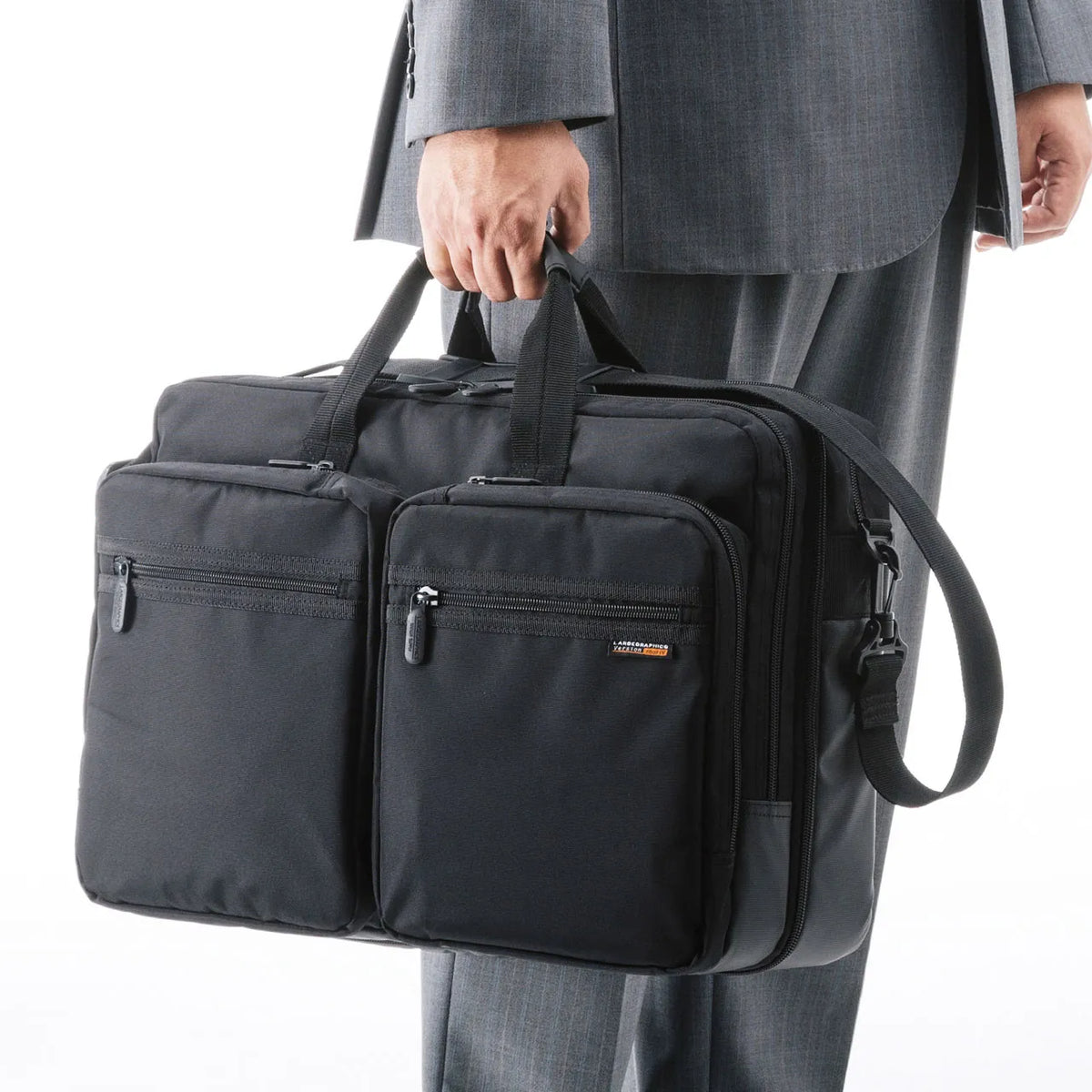 3-Way Business Bag (Large, for Business Trips) BAG-3WAY22BK