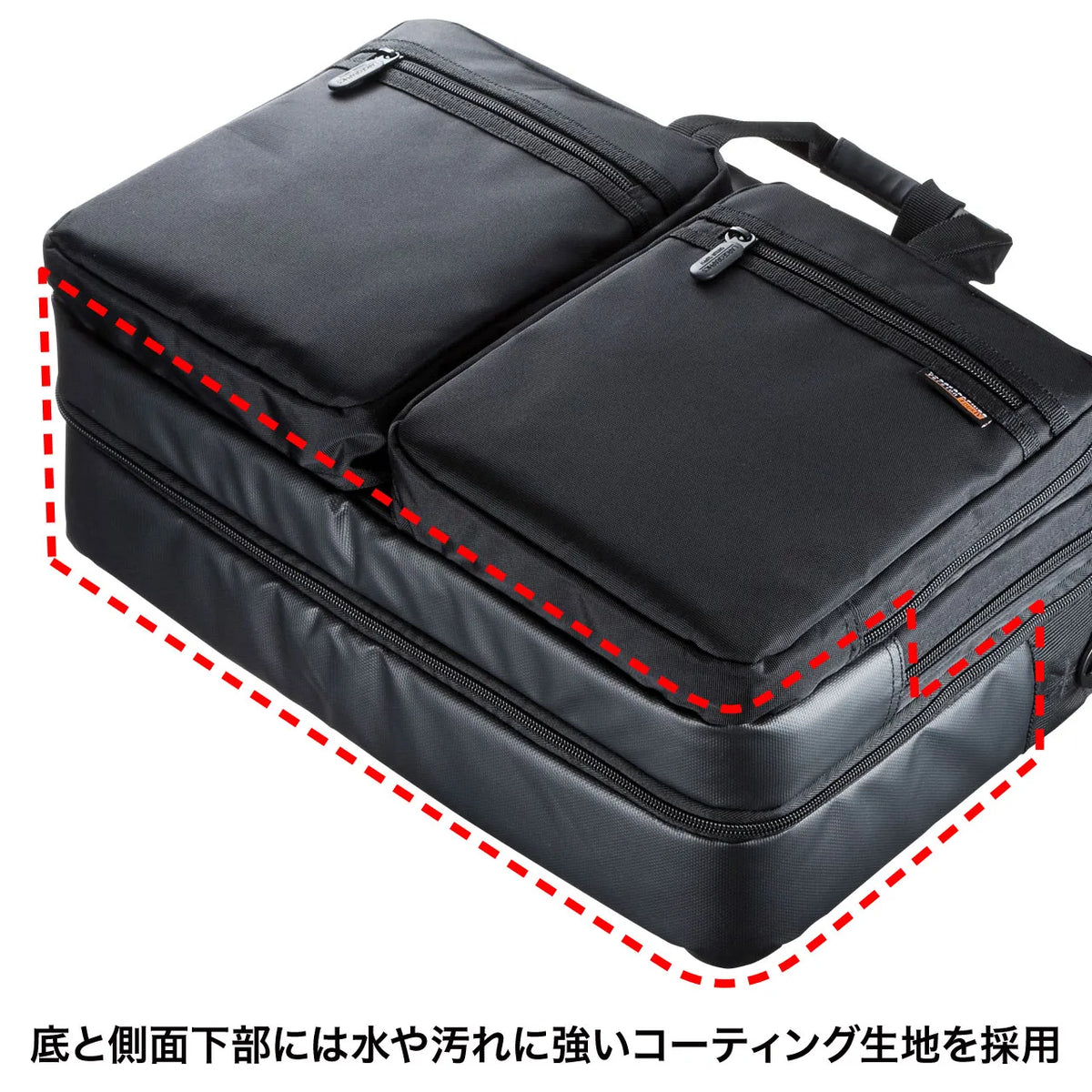 3-Way Business Bag (Large, for Business Trips) BAG-3WAY22BK