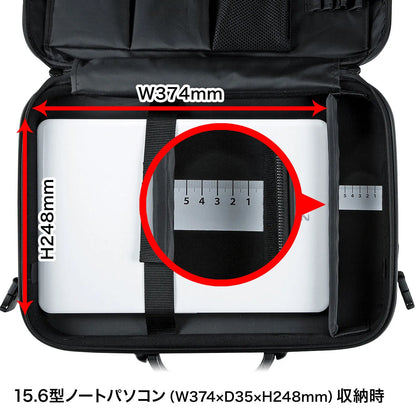 セミハードＰＣケース（ダブル） BAG-716BK2