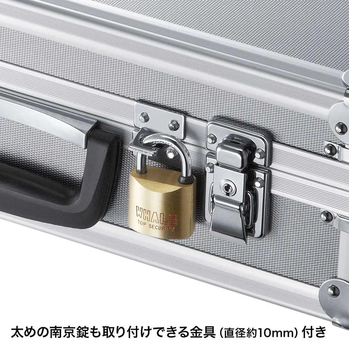Security-enhanced aluminum case BAG-AL5SL