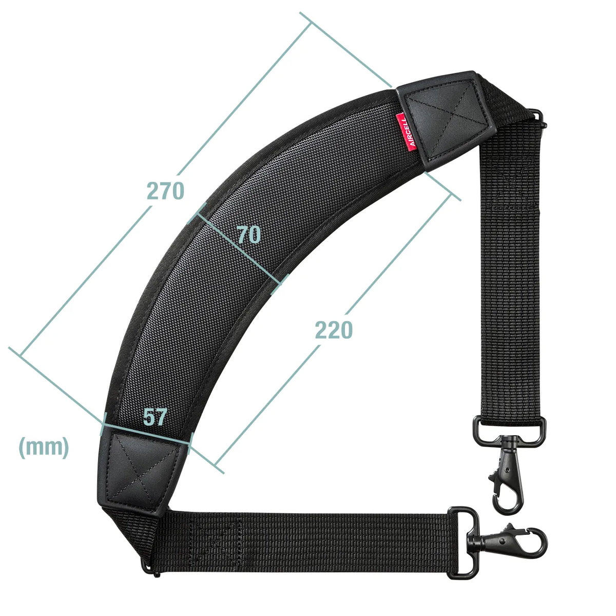 AIRセルショルダーベルト（カーブタイプ） BAG-BELT4N