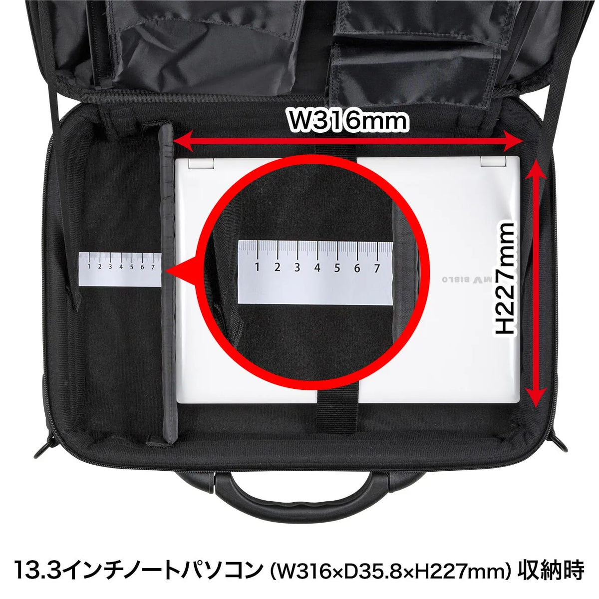 Semi-hard PC case BAG-EVA5BKN