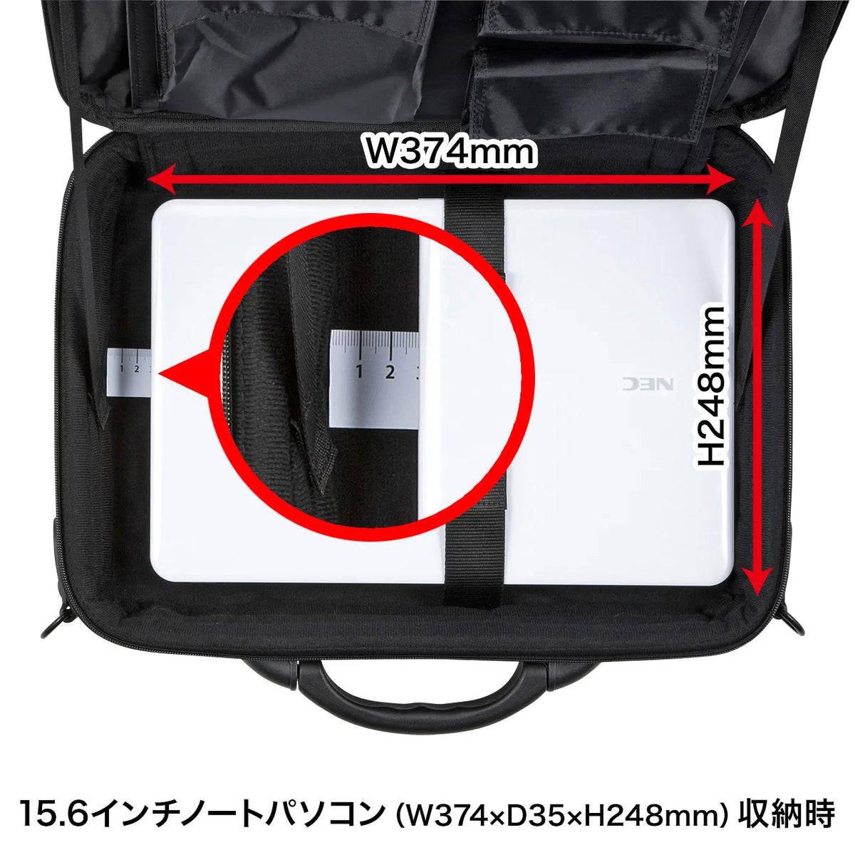 Semi-hard PC case BAG-EVA5BKN