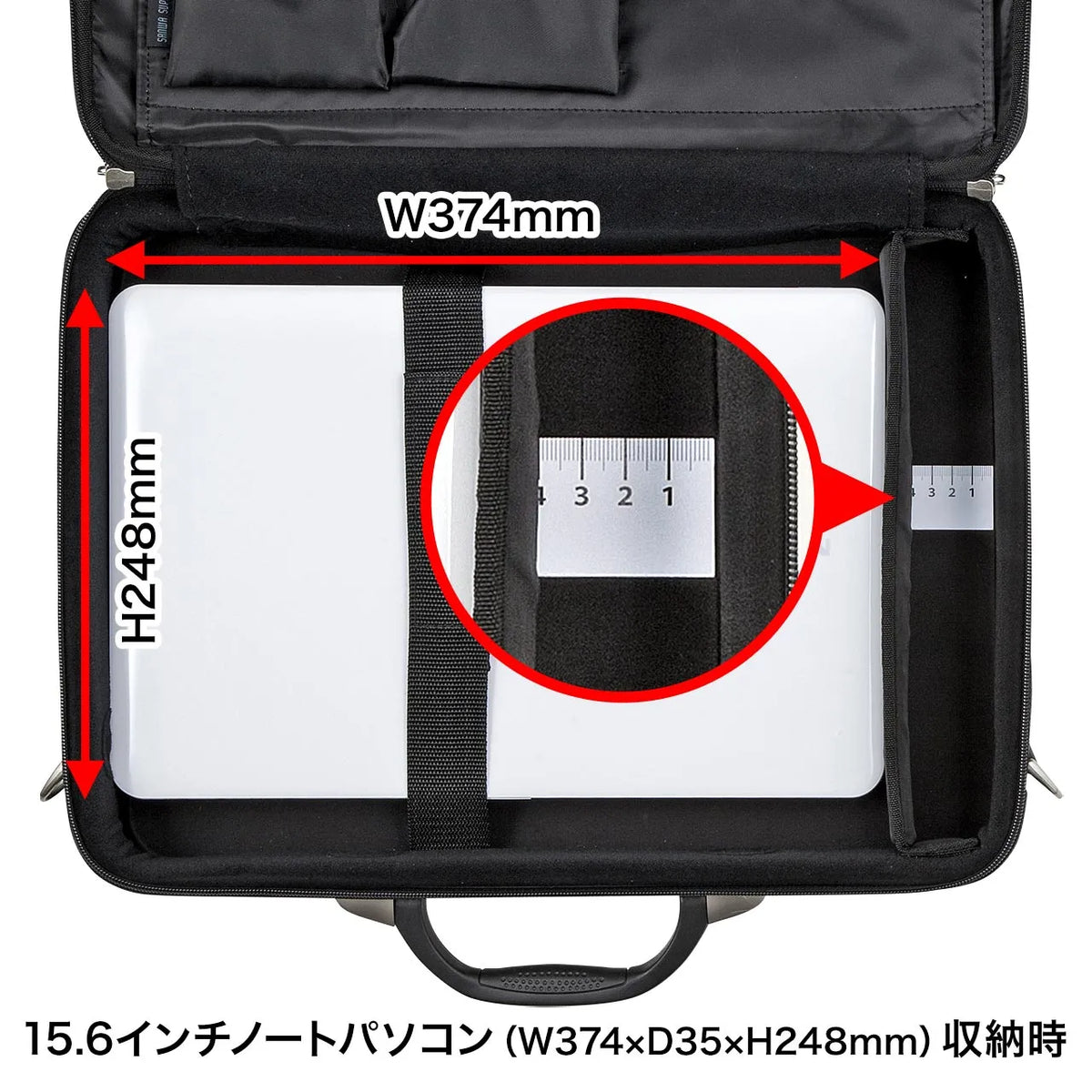 Semi-hard PC case BAG-EVA6BKN