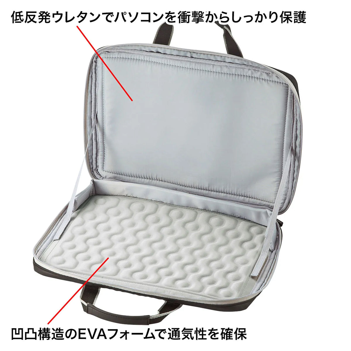 Shock-absorbing PC case (13.3-inch widescreen) BAG-P21BK2