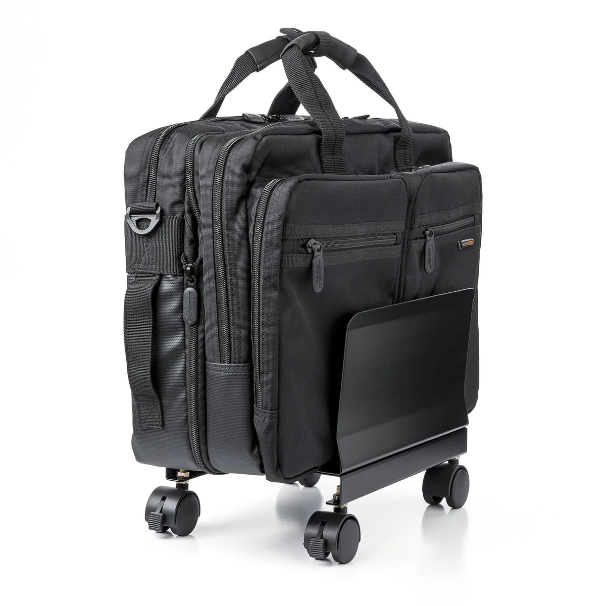 Bag stand with casters BAG-STN001BKN