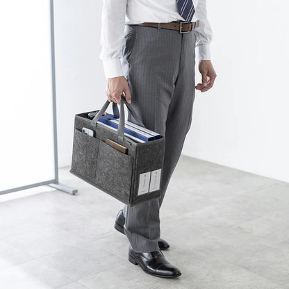 フェルトBOXバッグ BAG-TW9BK