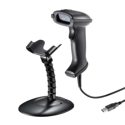 1D CCD Barcode Reader (with stand) BCR-1D9BK
