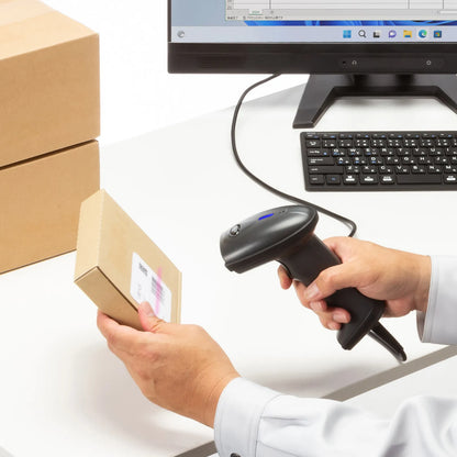 1D CCD Barcode Reader (with stand) BCR-1D9BK