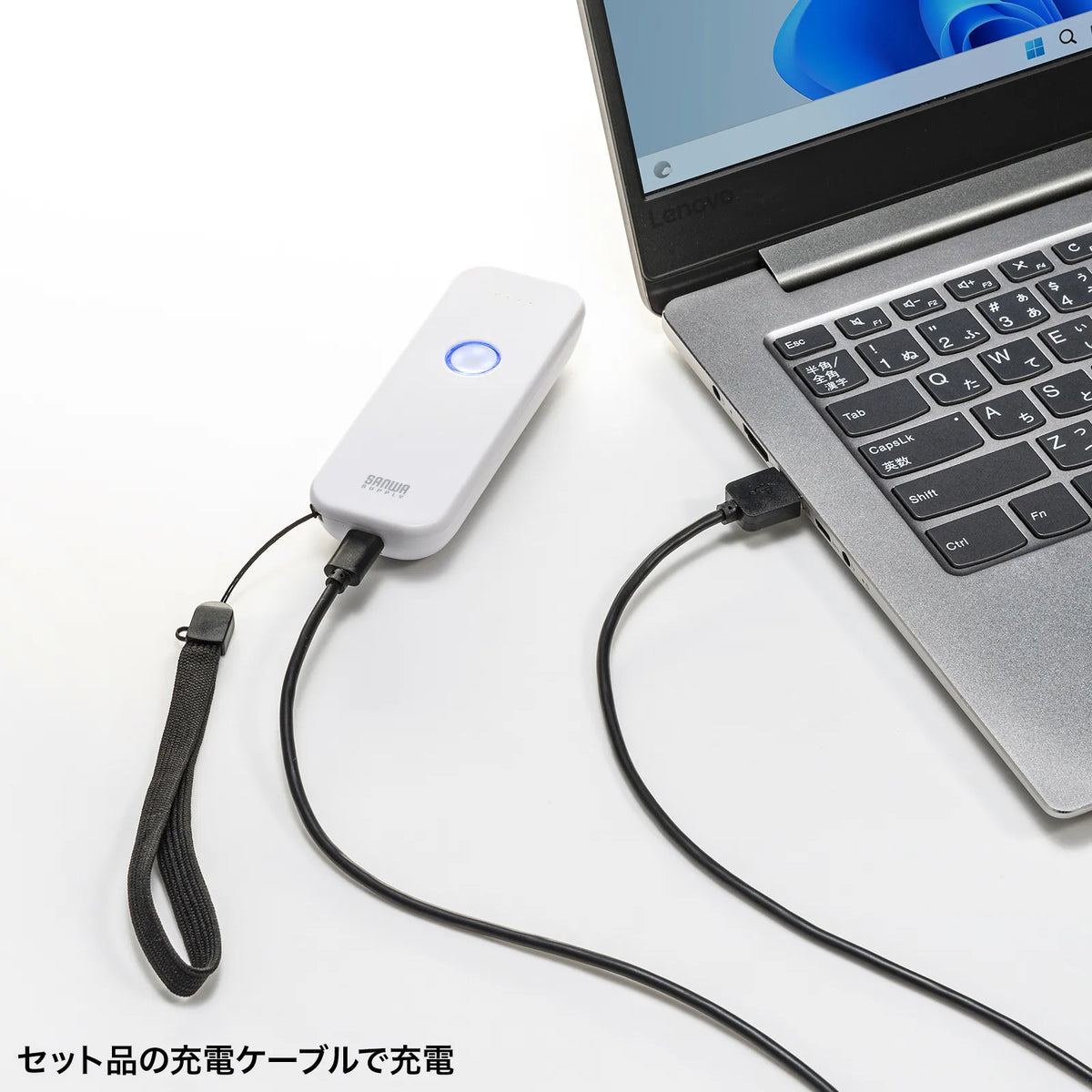 Bluetooth1次元バーコードリーダー BCR-BT1D8W