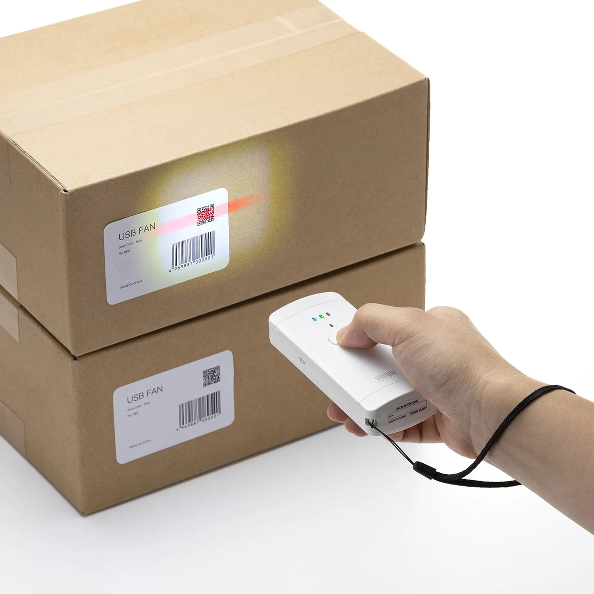 Bluetooth-enabled 2D barcode reader (antibacterial) BCR-BT2D3W