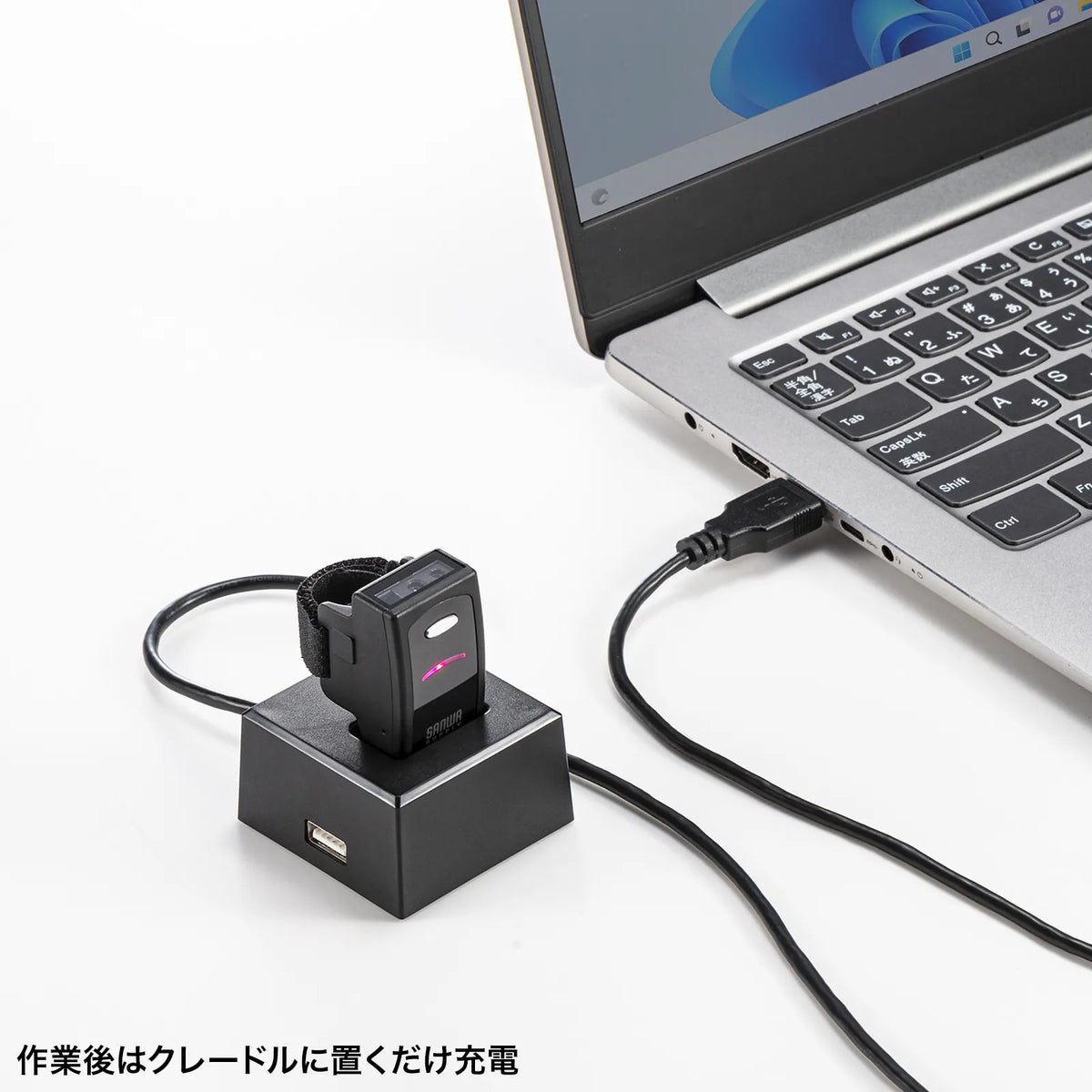 Bluetooth 2D Barcode Reader (Ring Type) BCR-BT2D5BK