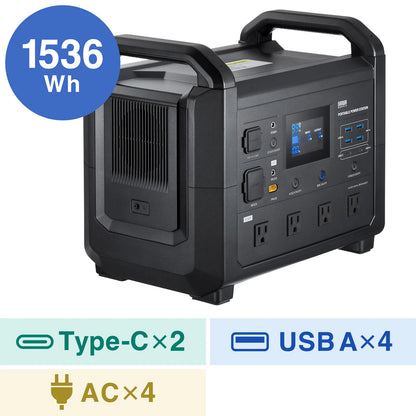 Portable Power Station (1536Wh, AC 1600W) BTL-RDC38