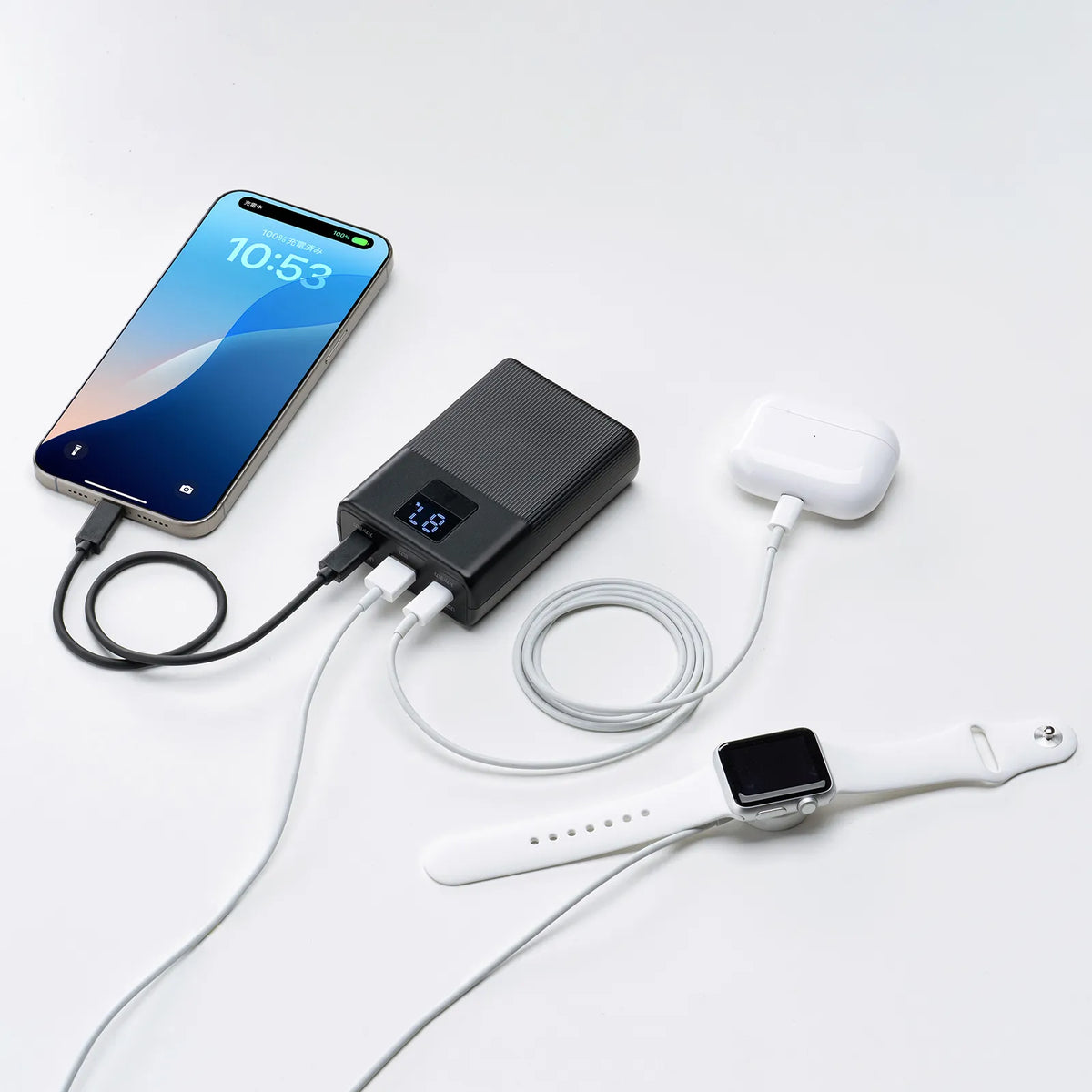 モバイルバッテリー（10000mAh・PD20W） BTL-RDC44BK