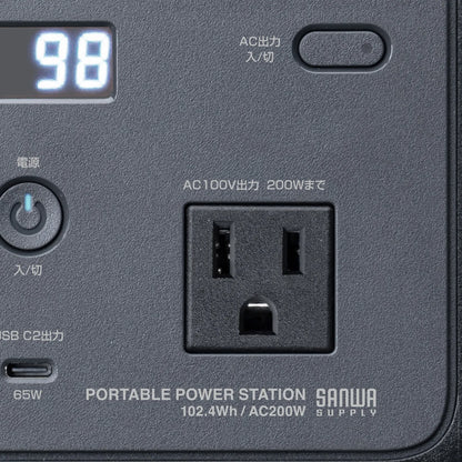 Portable Power Station (102.4Wh, AC200W) BTL-RDC45