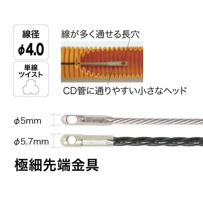 Black Slimline Slim Head BX-4030J