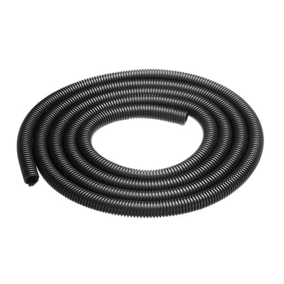 Corrugated tubing (black, 2m roll, inner diameter 10.7mm) CA-303