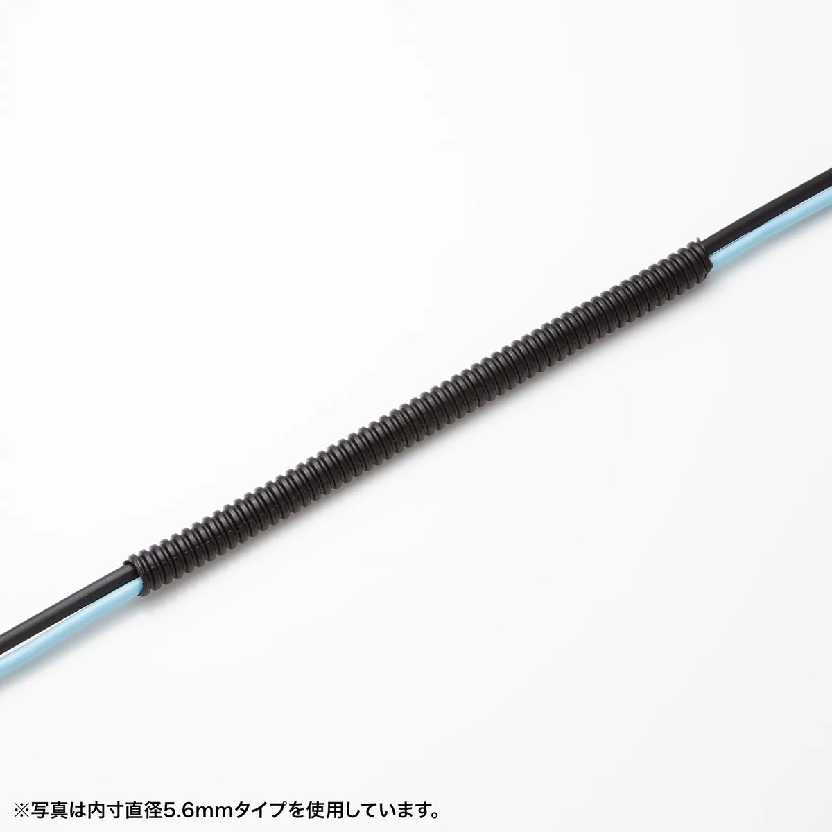 Corrugated tubing (black, 2m roll, inner diameter 10.7mm) CA-303