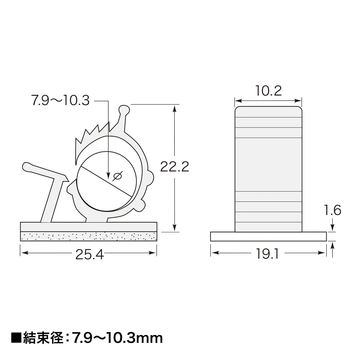 ケーブルクランプ CA-501N2