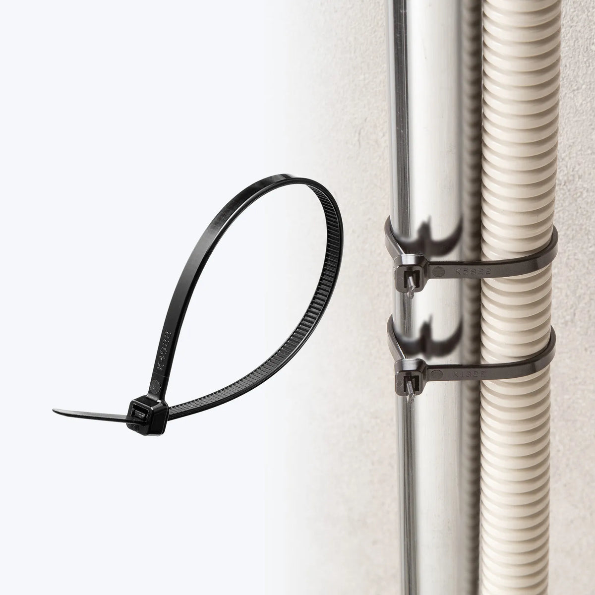 Cable ties (outdoor use, weather resistant, 203mm length, 4.6mm width, 50 pieces) CA-623UV