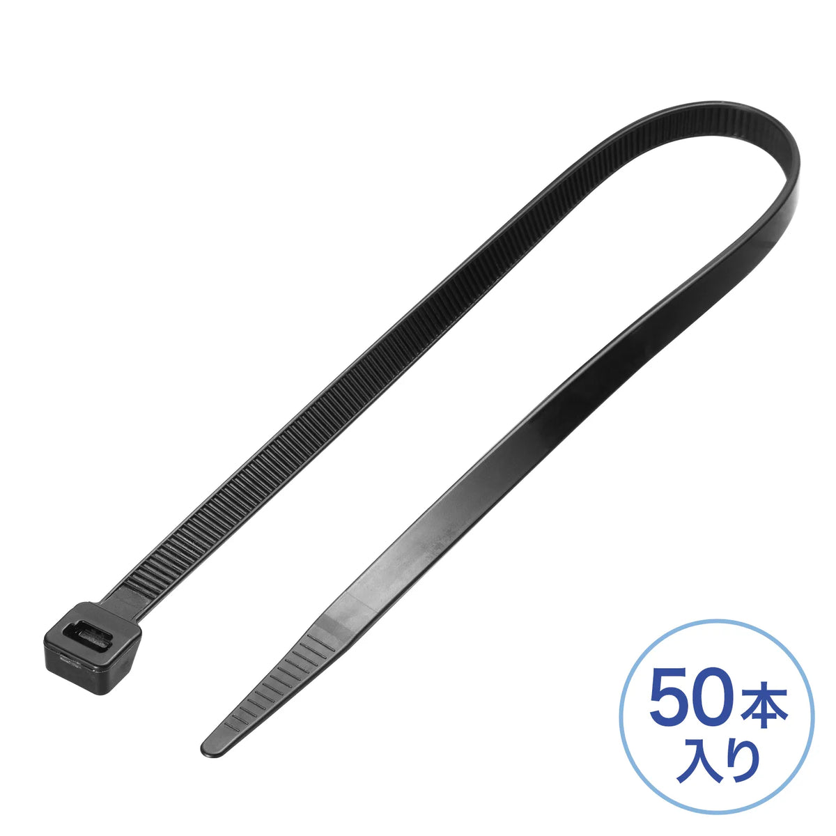 Cable ties (outdoor use, weather resistant, 380mm length, 7.6mm width, 50 pieces) CA-626UV