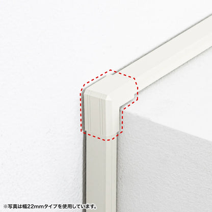 Cable cover for CA-KK17MW (corner type, milky white) CA-KK17MWD