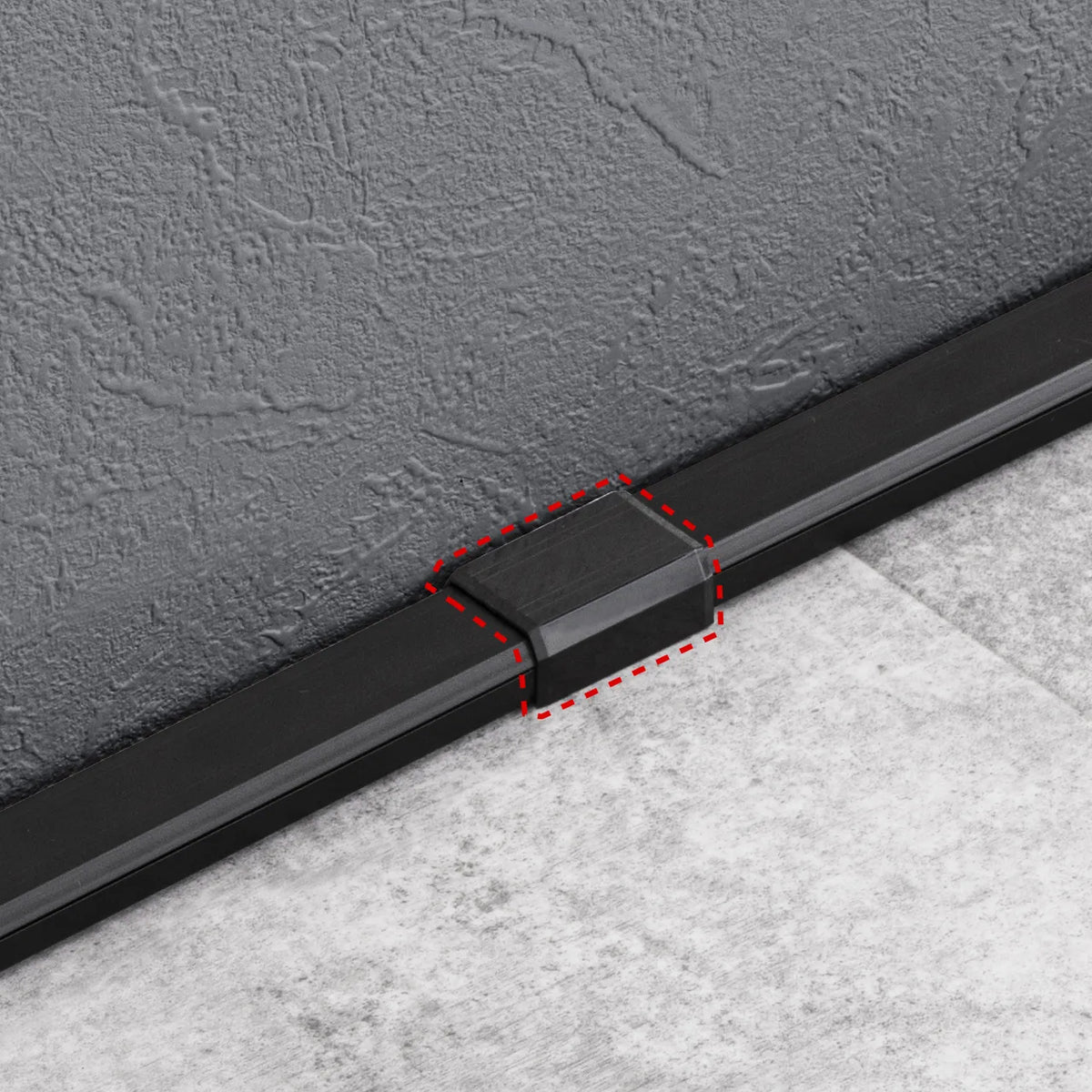 Cable cover for CA-KK22BK (straight, black) CA-KK22BKJ