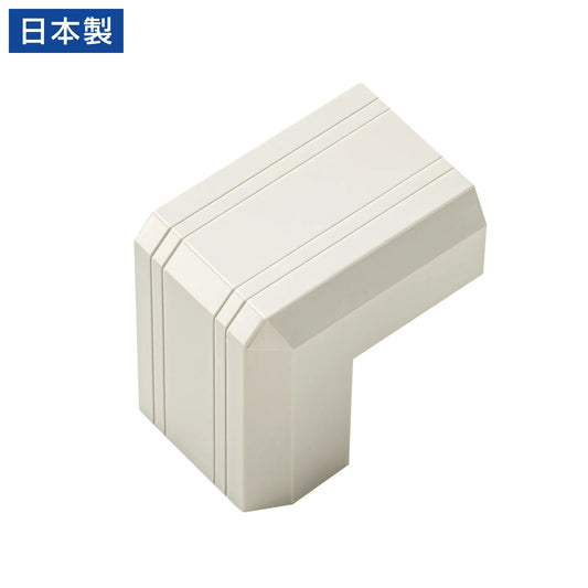 Cable cover for CA-KK22MW (22mm width, protruding corner, milky white) CA-KK22MWD