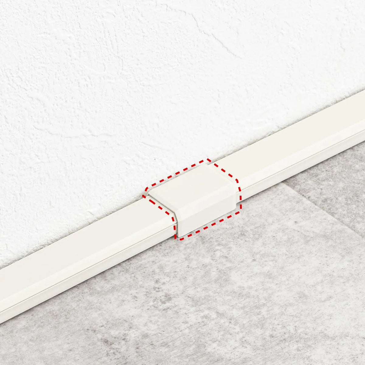 Cable cover for CA-KK22MW (straight, milky white) CA-KK22MWJ