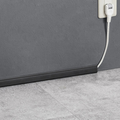 Wall-mounted cable molding (26mm width, square shape, black) CA-KK26BK