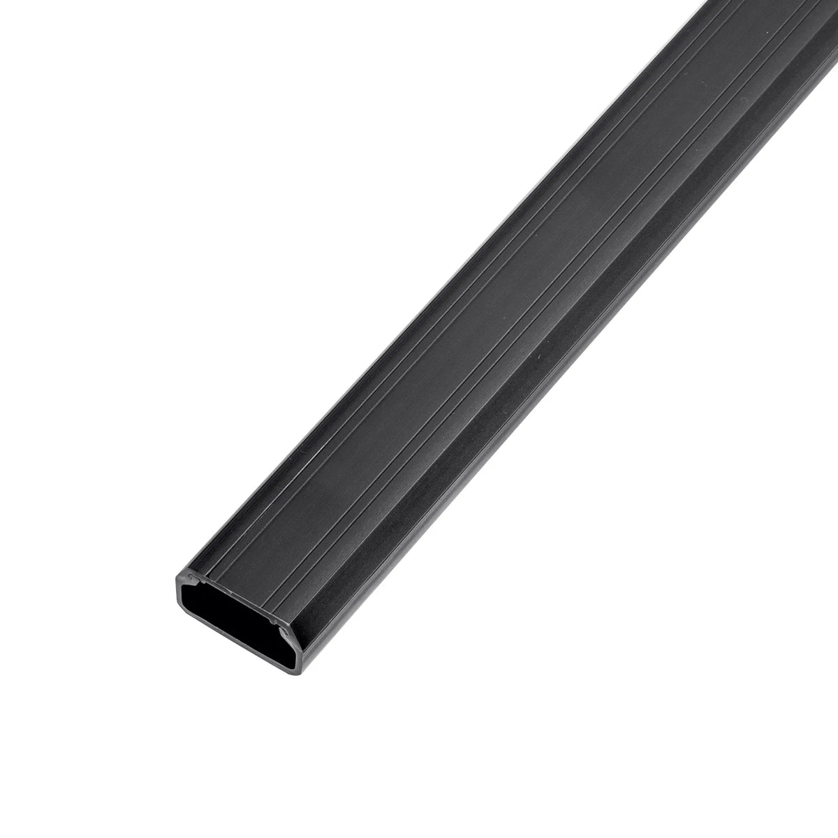 Wall-mounted cable molding (26mm width, square shape, black) CA-KK26BK