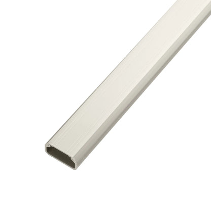 Wall-mounted cable molding (26mm width, square shape, milky white) CA-KK26MW