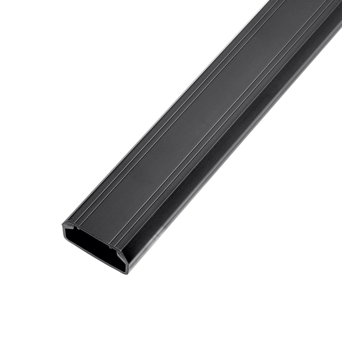 壁用ケーブルモール（幅33mm、角型、ブラック） CA-KK33BK