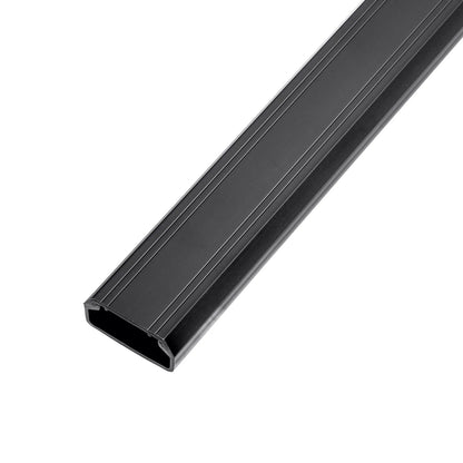 壁用ケーブルモール（幅33mm、角型、ブラック） CA-KK33BK