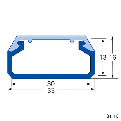 Cable cover (square, brown) CA-KK33BRN