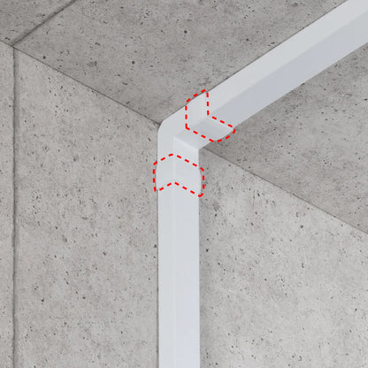 Wiring duct (connecting cover, white) CA-KK40J