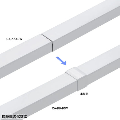 Wiring duct (connecting cover, white) CA-KK40J
