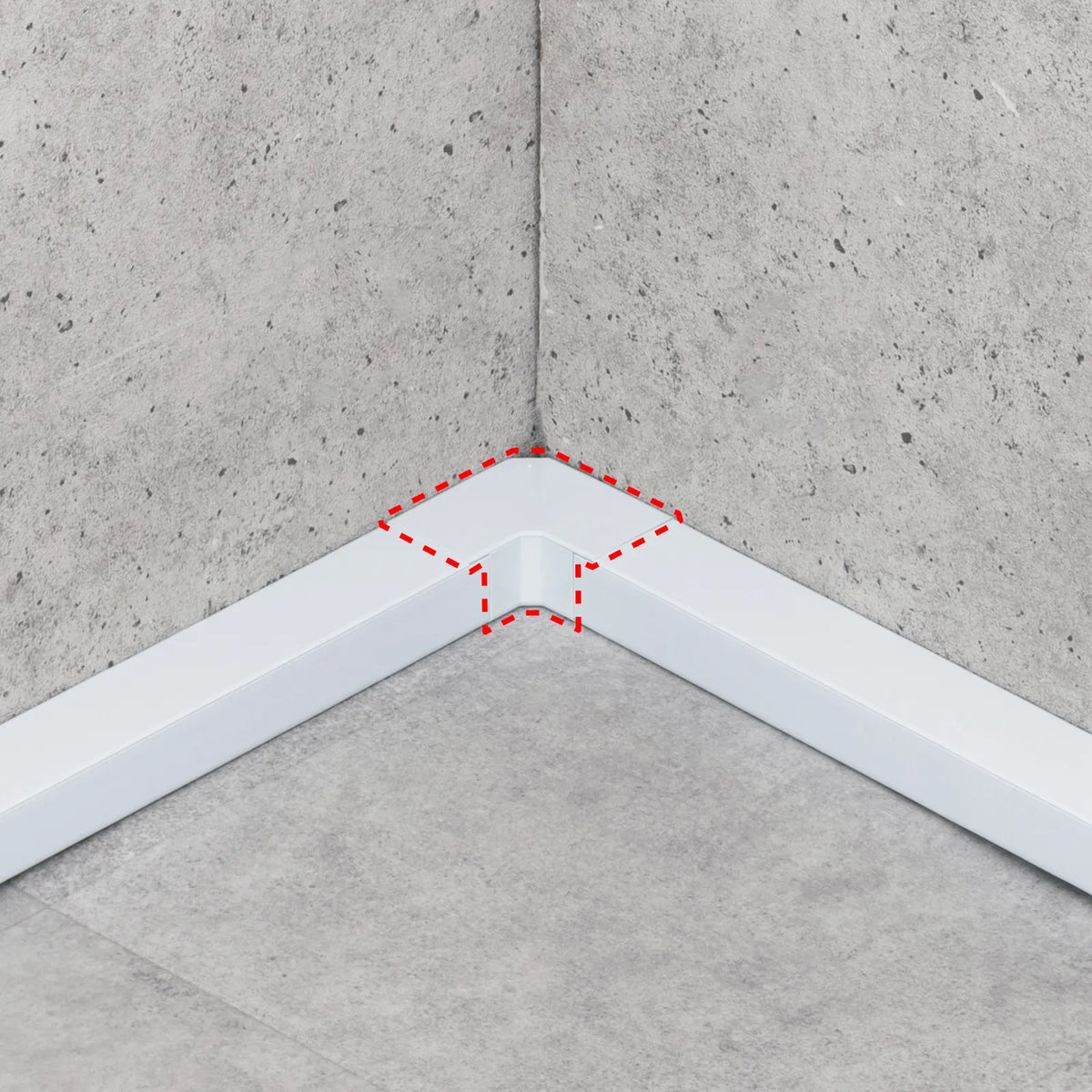 Wiring duct (flat L-shaped, white) CA-KK40L