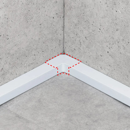 Wiring duct (flat L-shaped, white) CA-KK40L