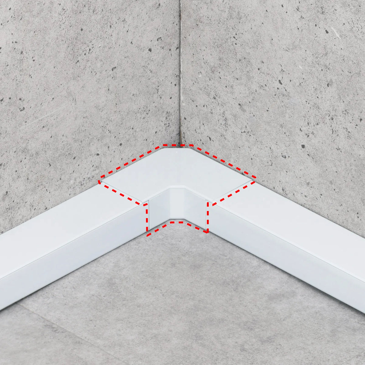 Wiring duct (flat L-shaped, white) CA-KK60L