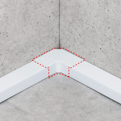 Wiring duct (flat L-shaped, white) CA-KK60L